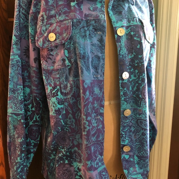 Coldwater Creek Button Down Shirt / Jacket - Picture 4 of 8